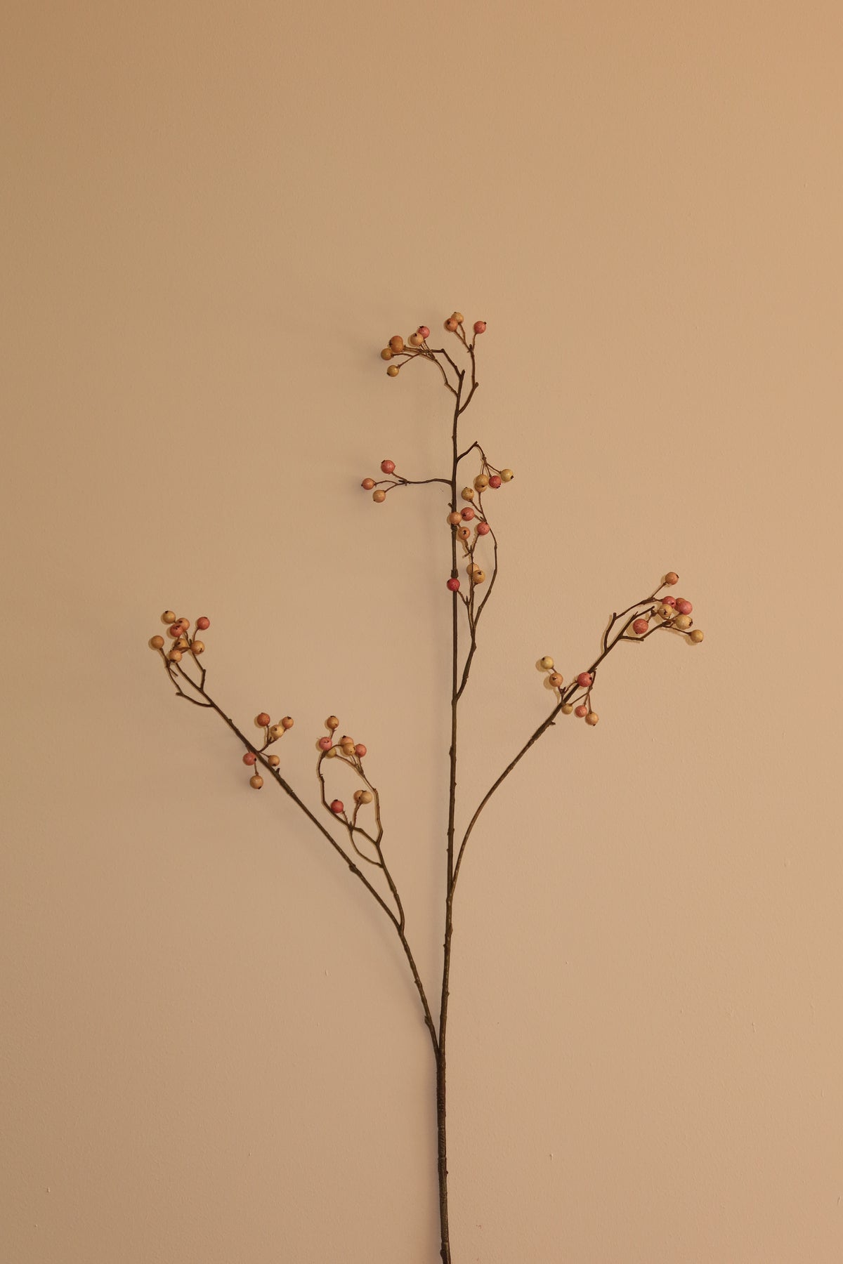 Olivia licht oranje/wit — zijden kunstbloem
