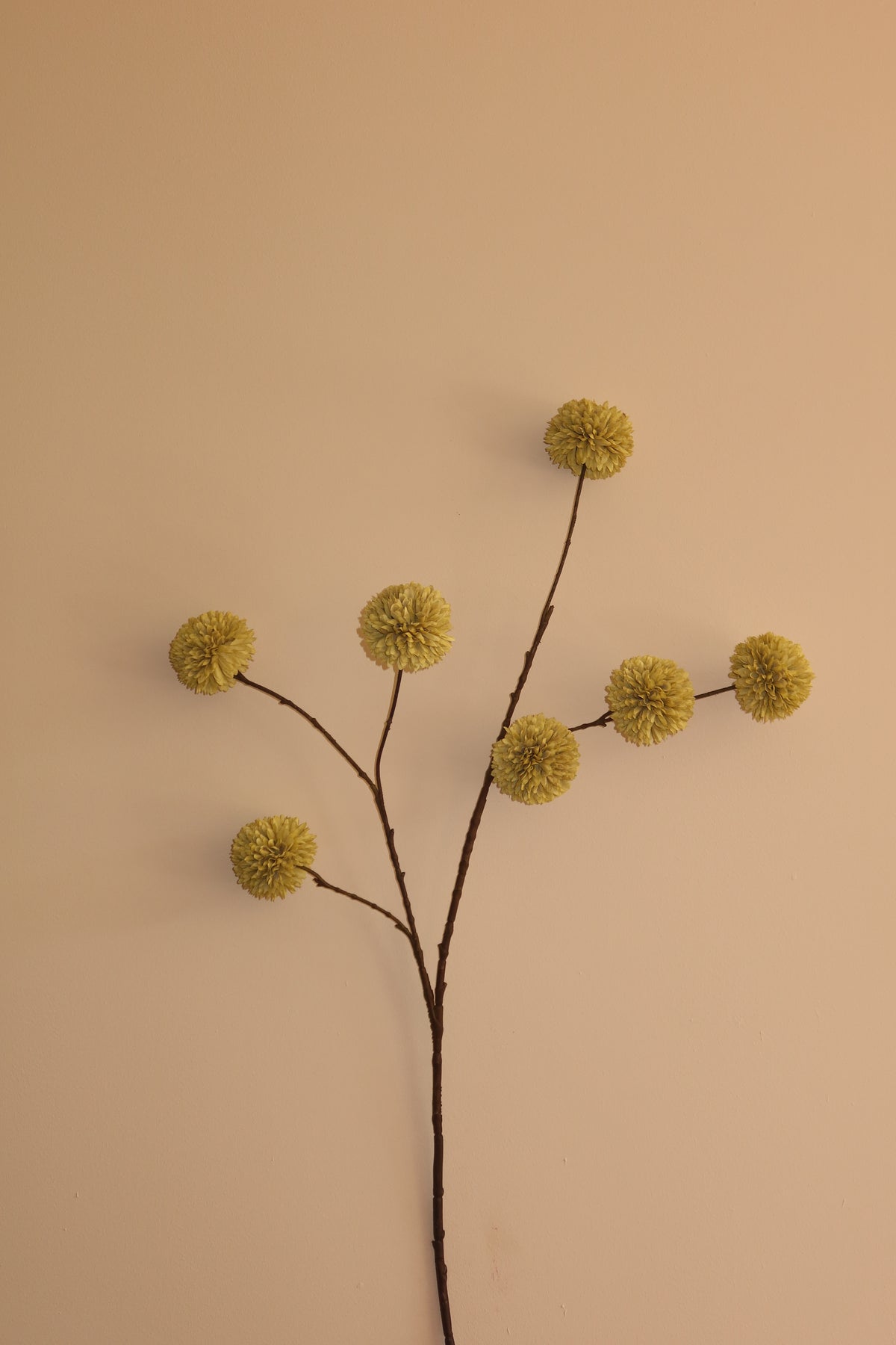 Zijden kunstbloem Julie in groen, losse steel - Bellore