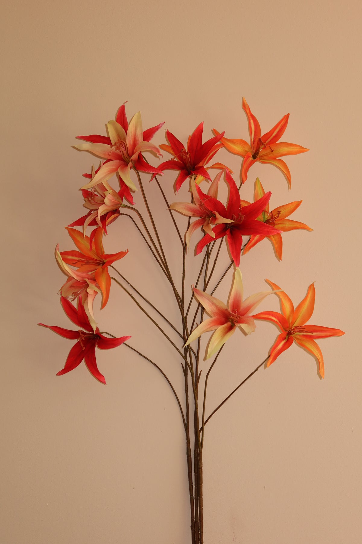 Mae oranje — zijden kunstbloem