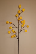 Kunstbloem Florenza - Geel