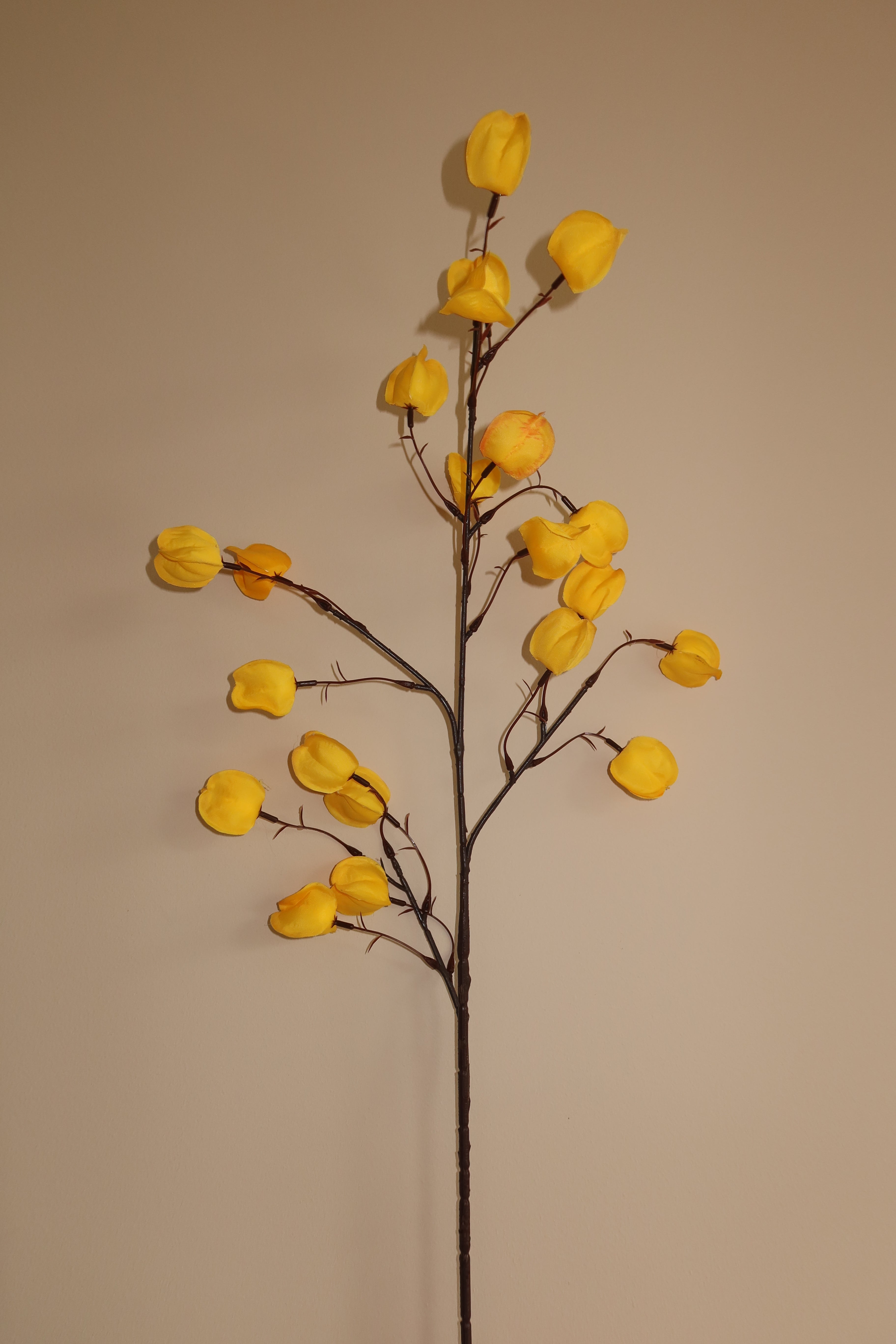 Kunstbloem Florenza - Geel