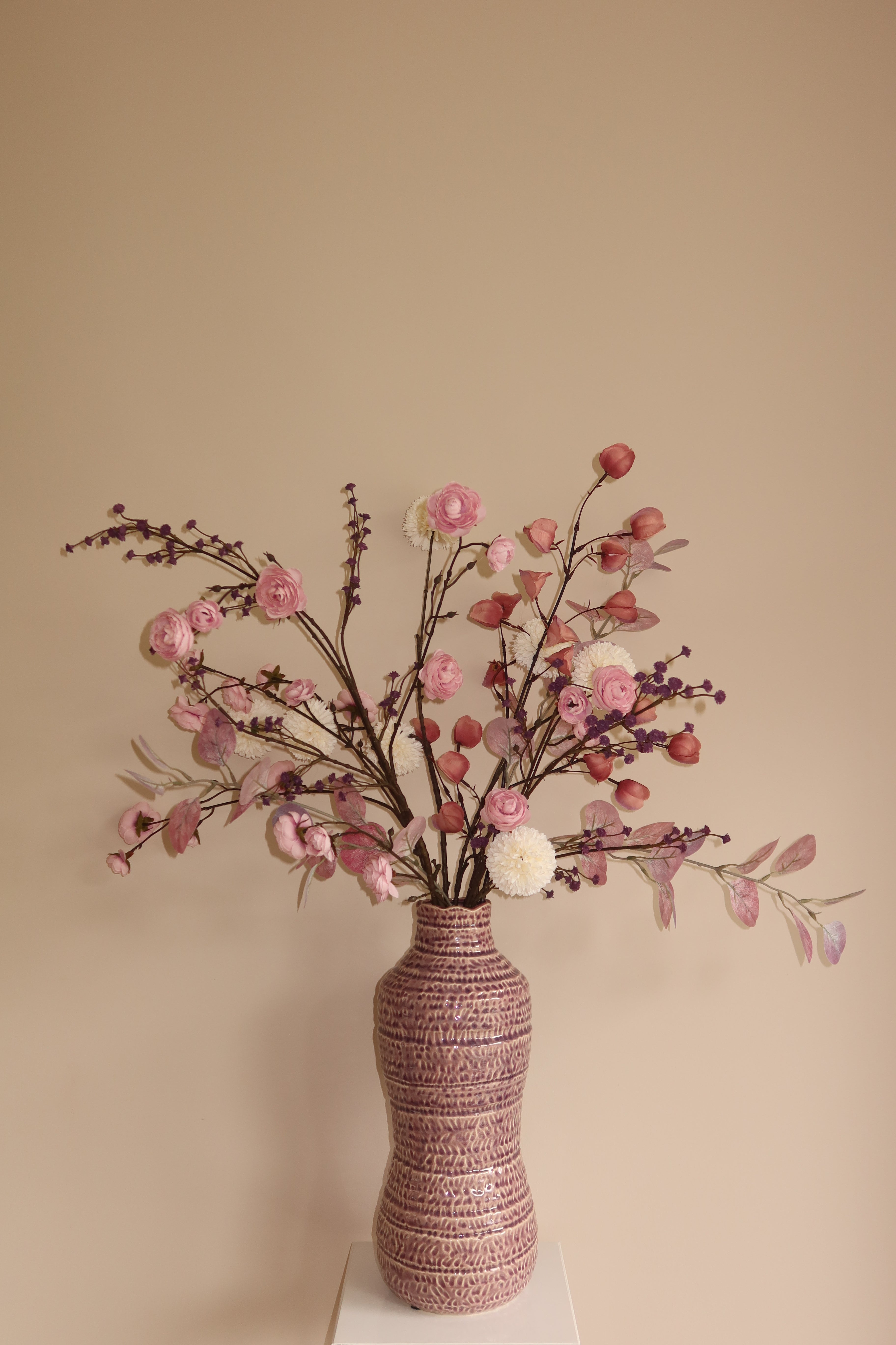 Kunstbloem Julie - Wit
