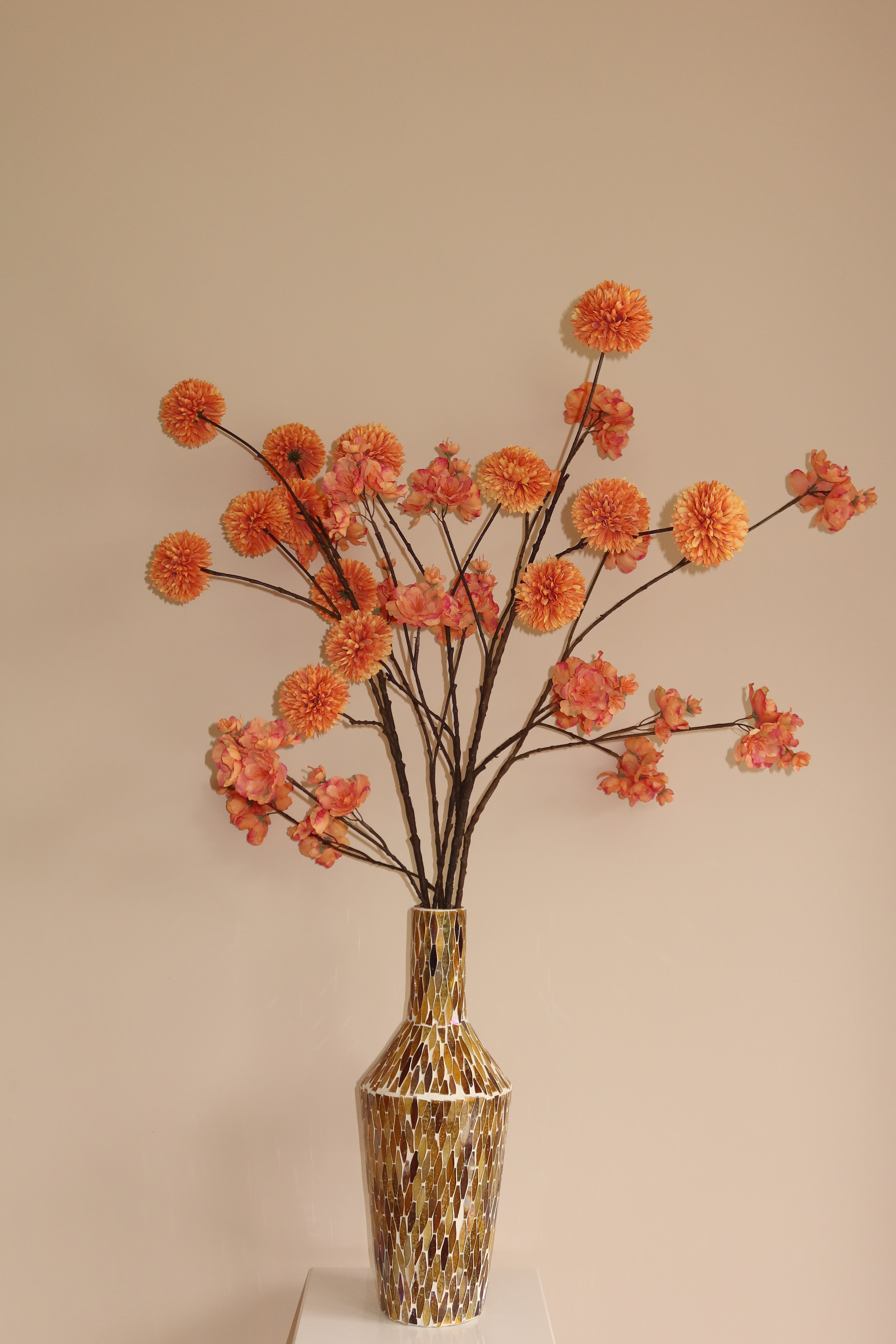 Kunstbloem Julie - Oranje