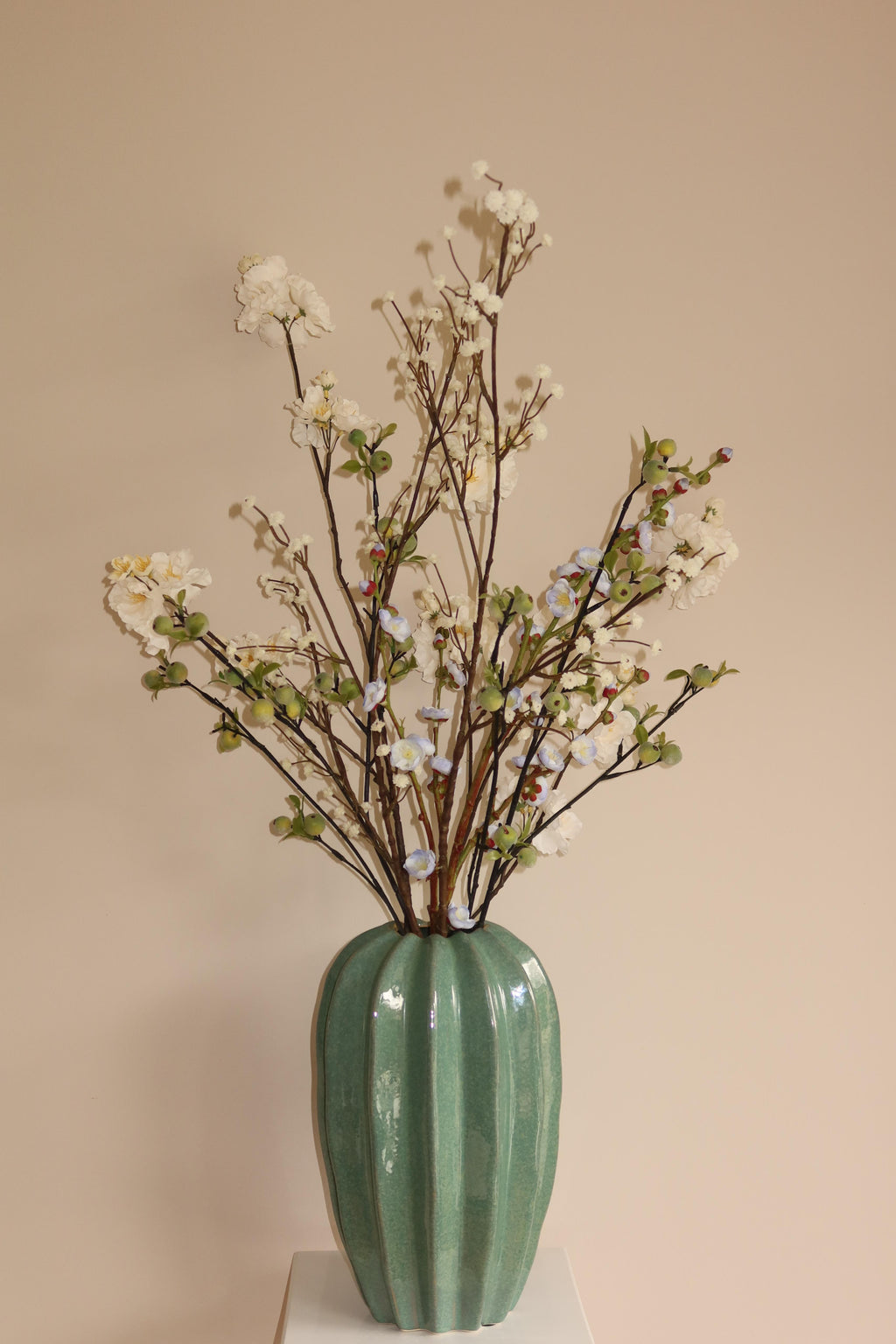 Kunstbloem Violetta - Wit
