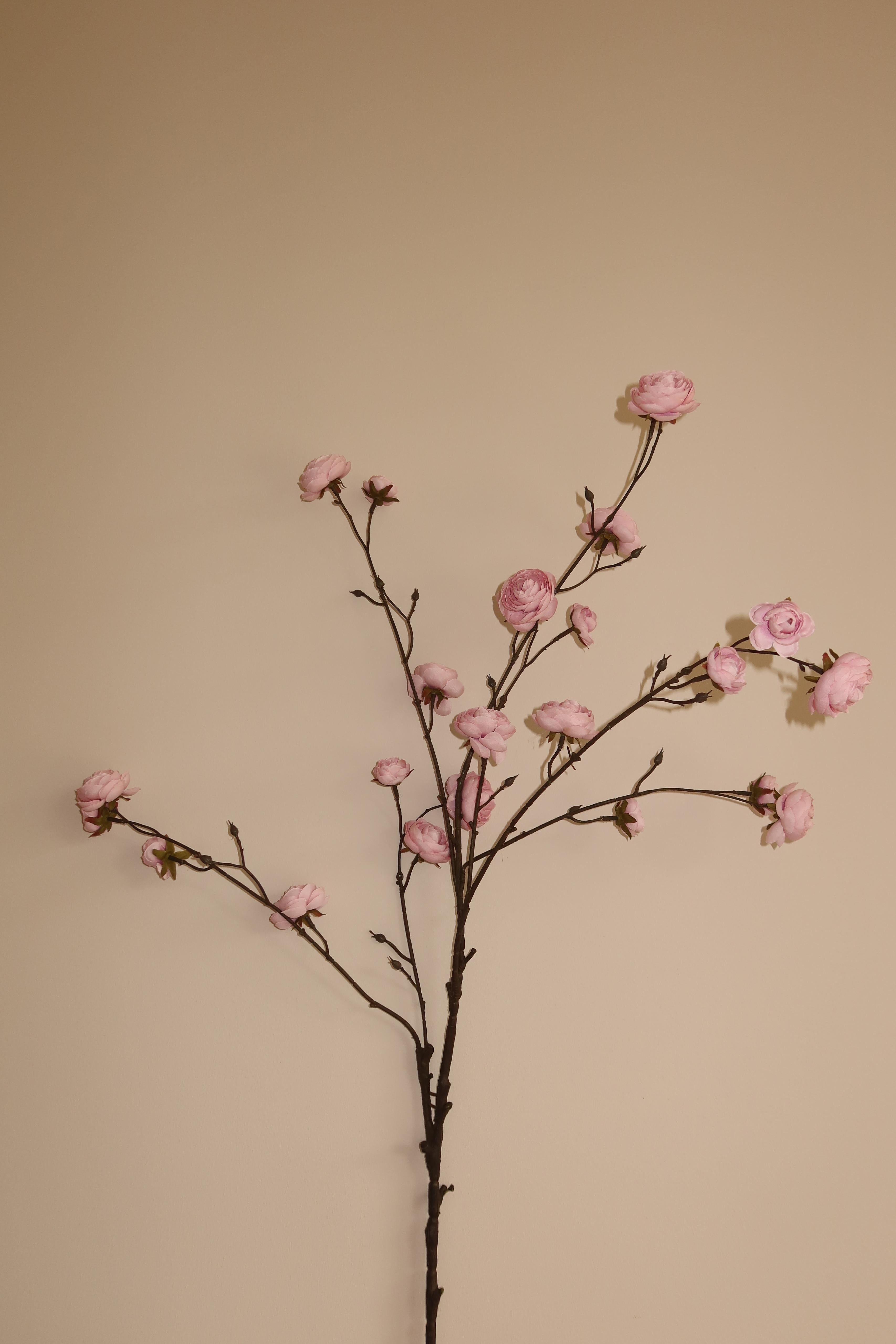 Kunstbloem Fleurine - Lichtroze/ Lila