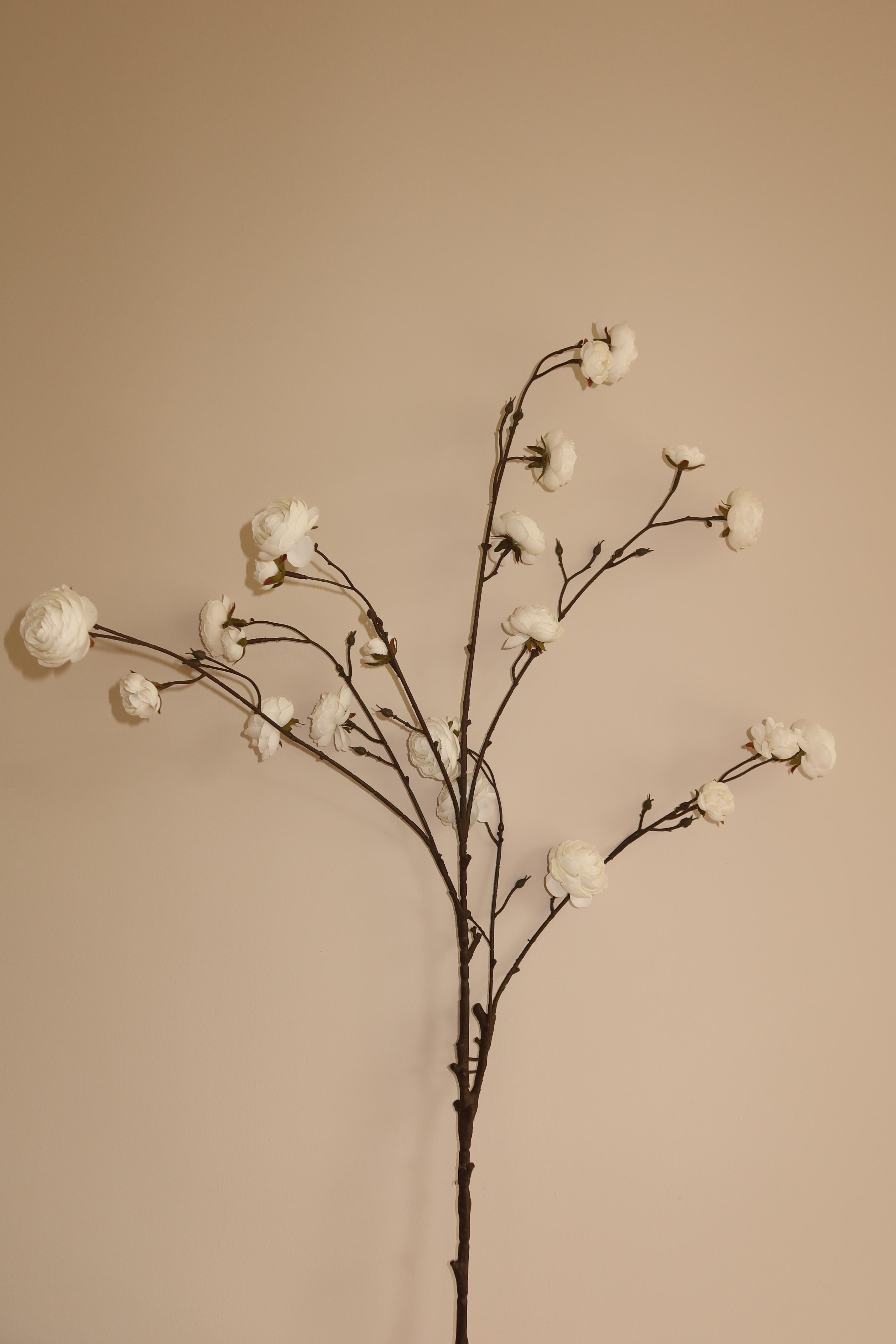Kunstbloem Fleurine - Wit