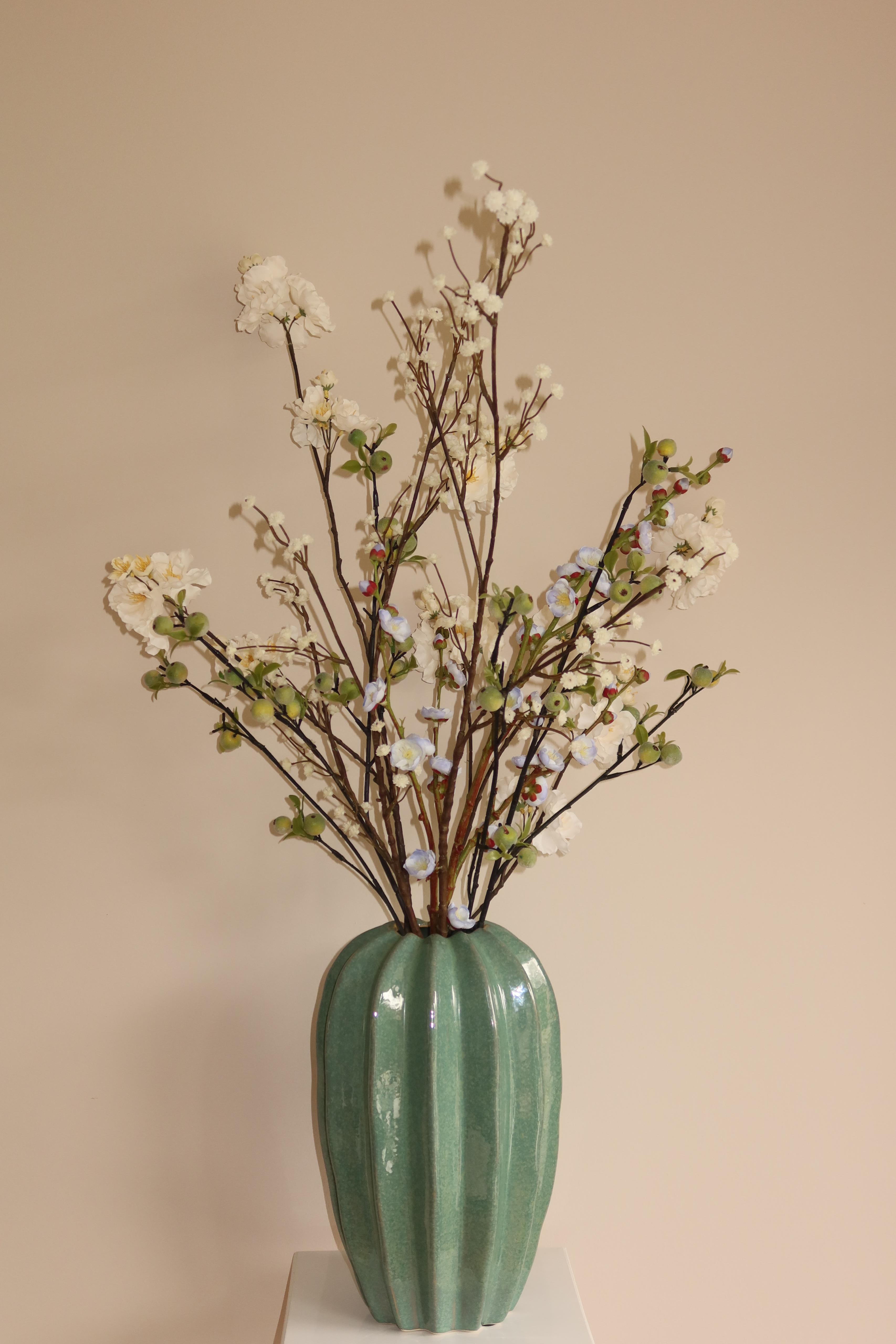 Kunstbloem Juliette - Groen