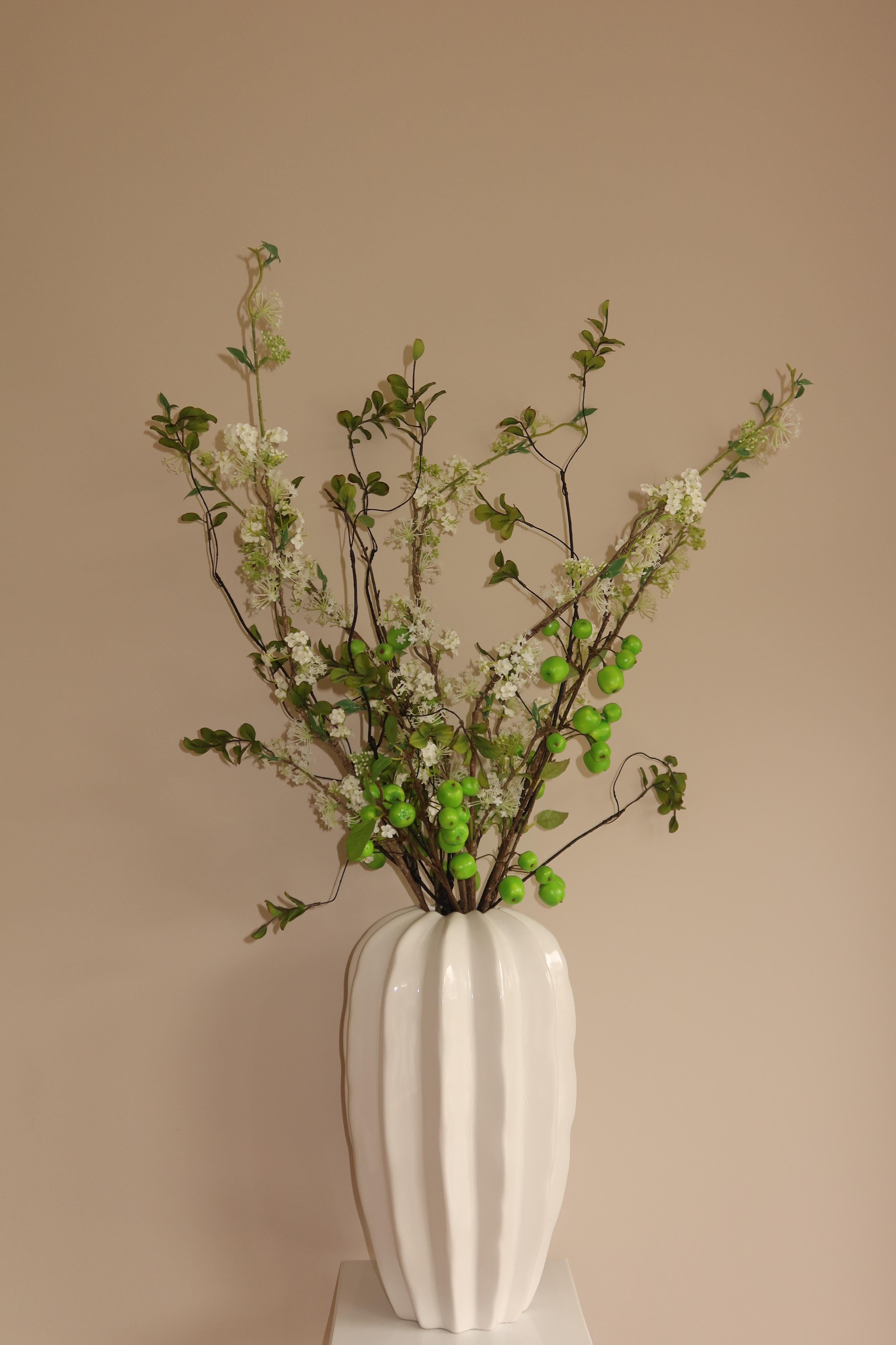 Kunstbloem Nathalie - Groen