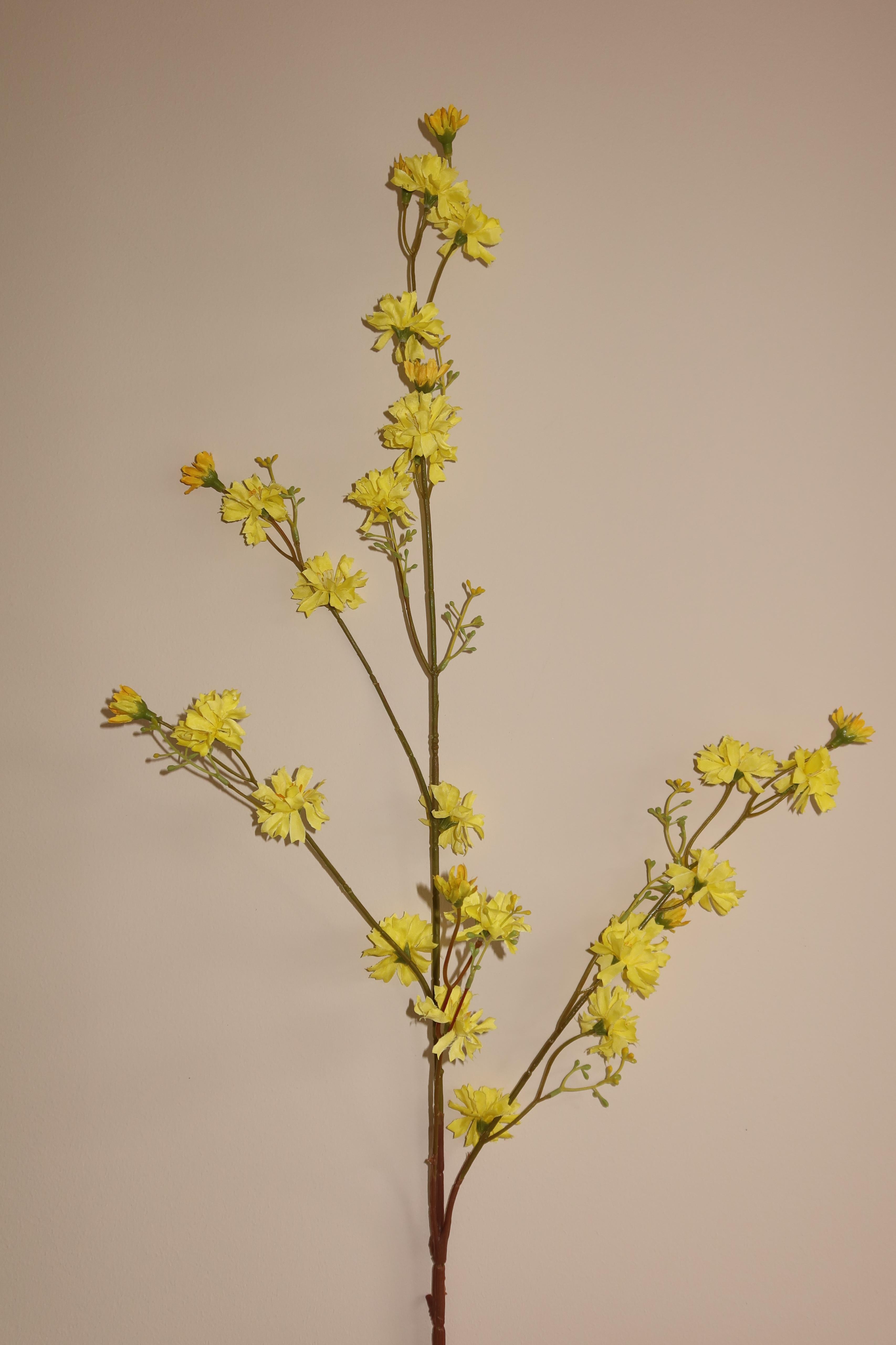Kunstbloem Lilianne - Geel