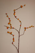 Kunstbloem Velouria - Rood/ geel