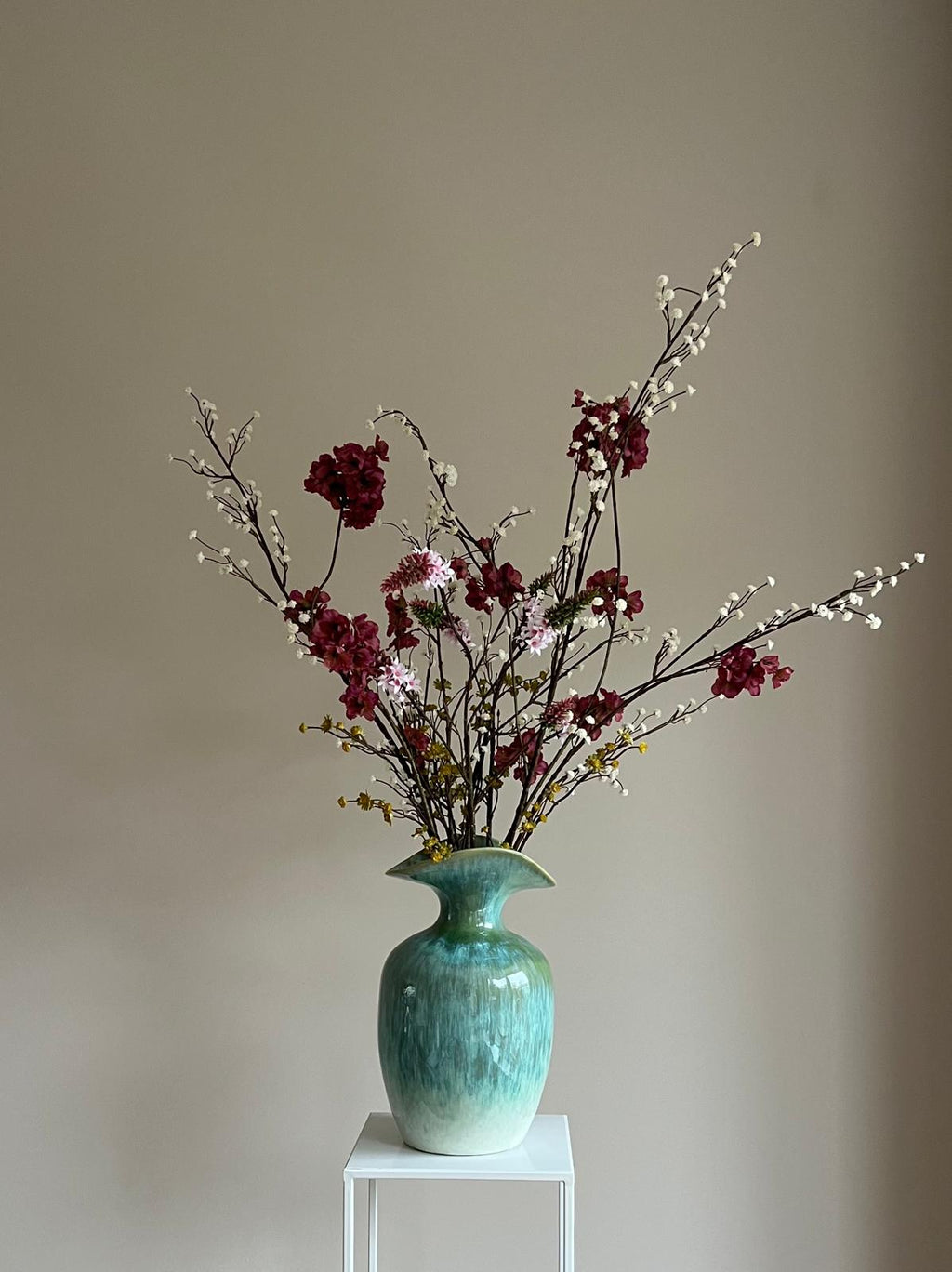 Kunstbloem Bellefie - Groen