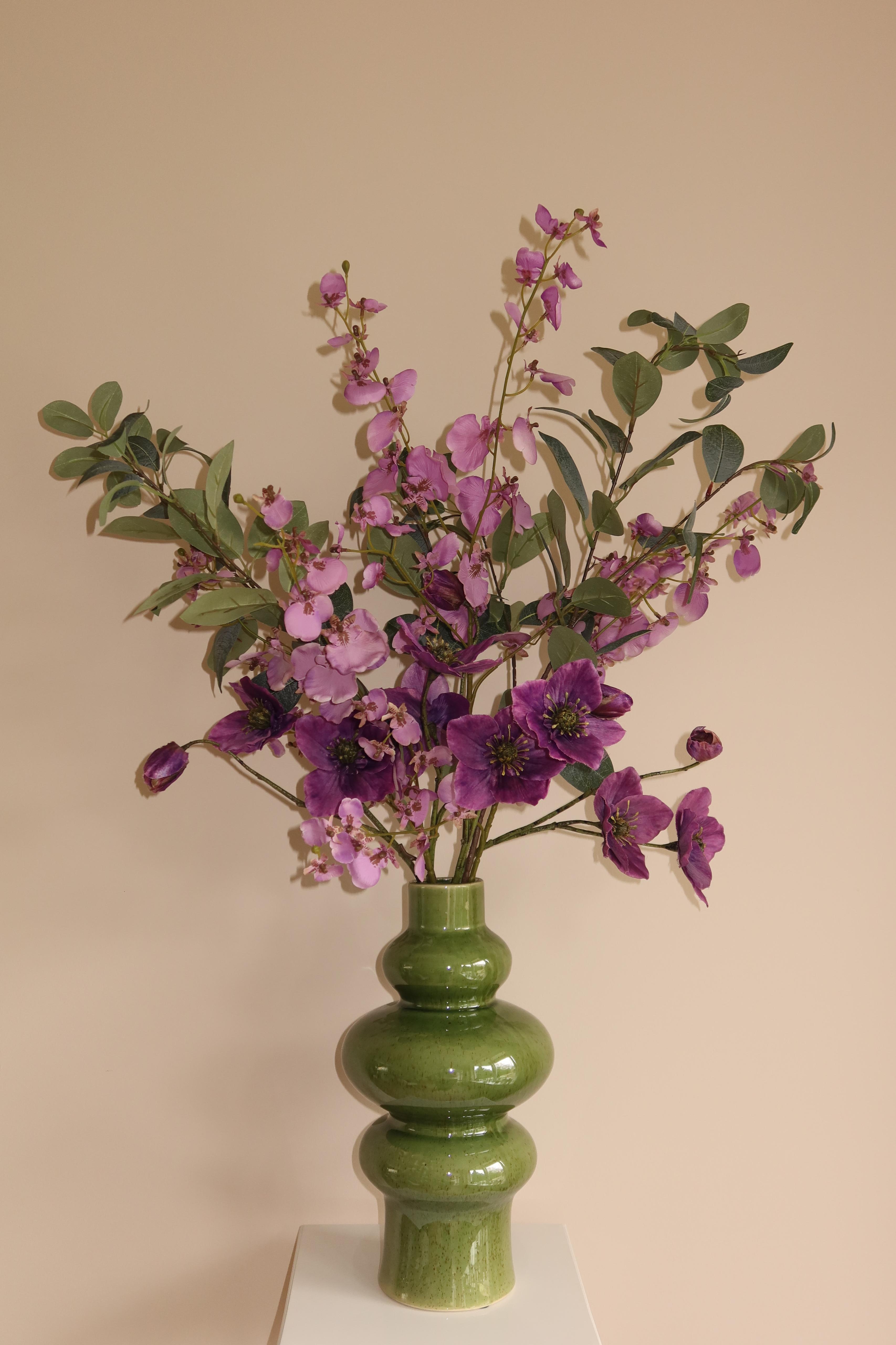 Kunstbloem Rosavita - Paars
